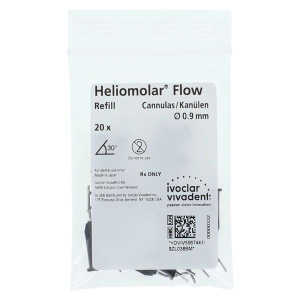 Heliomolar Flow / Helioseal F Luer-Lock Applicator Tips Black 20 Gauge 20/Pk