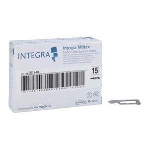 Carbon Steel Sterile Surgical Blade #15 Disposable 100/Bx
