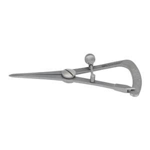 Castroviejo Caliper 3-1/4" Stainless Steel Ea