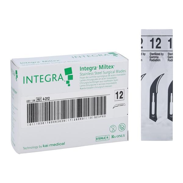 Stainless Steel Sterile Surgical Blade #12 Disposable 100/Bx