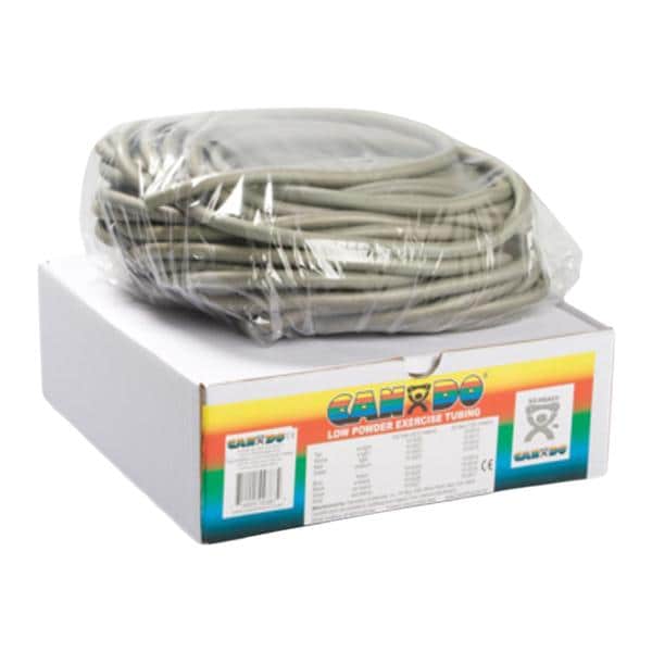 CanDo Exercise Tubing 100' Silver 2X-Heavy
