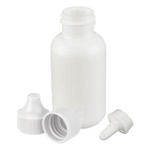 Wheaton Dropping Bottle LDPE White 30mL 144/Ca
