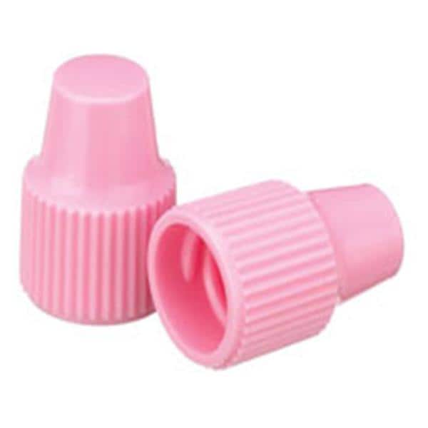 Wheaton Dropper Tip Cap Polypropylene Pink 100/Ca