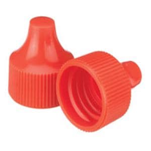 Wheaton Dropper Tip Cap Polypropylene Orange 100/Ca