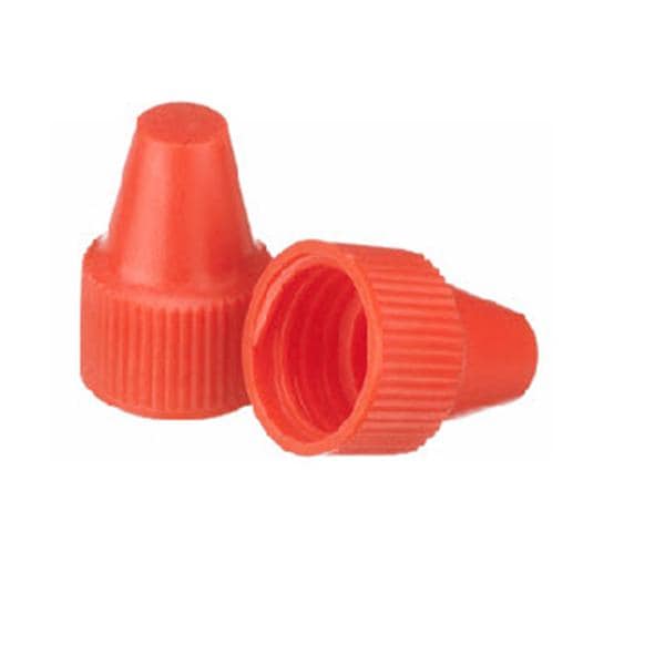 Wheaton Dropper Tip Cap Polypropylene Orange 100/Ca
