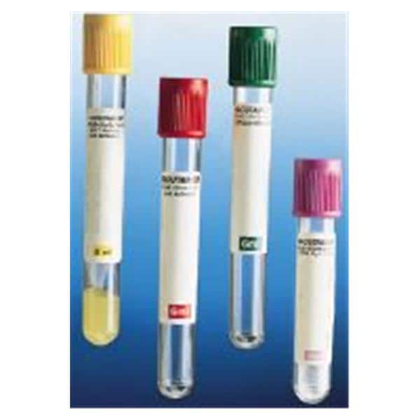 Vacutainer Venous Blood Collection Tube Green 10mL Cnvntnl Clsr Plstc 100/Bx, 10 BX/CA