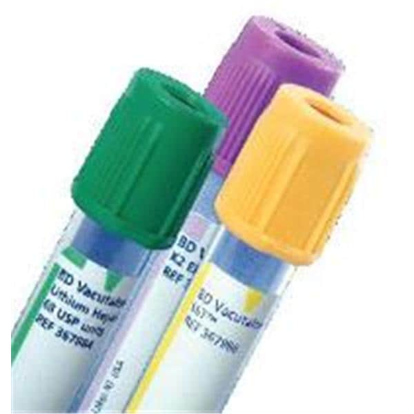 Vacutainer Plus Venous Blood Collection Tube Lav 10mL Hmgrd Clsr Plstc 100/Pk