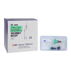Nexiva IV Catheter 18 Gauge 1-1/4" Closed End 20/Bx