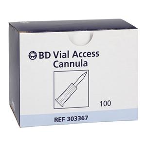 Interlink Vial Access Cannula Clear 100/Bx