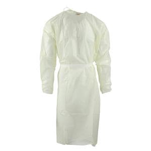 Isolation Gown AAMI Level 2 SMS X-Large Yellow 10/Pk