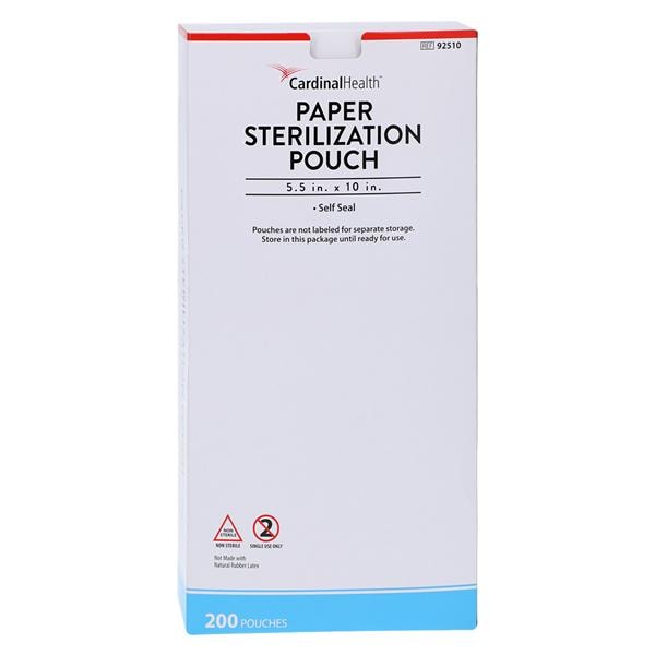 Sterilization Pouch Self Seal 5.5 in x 10 in 200/Bx, 4 BX/CA