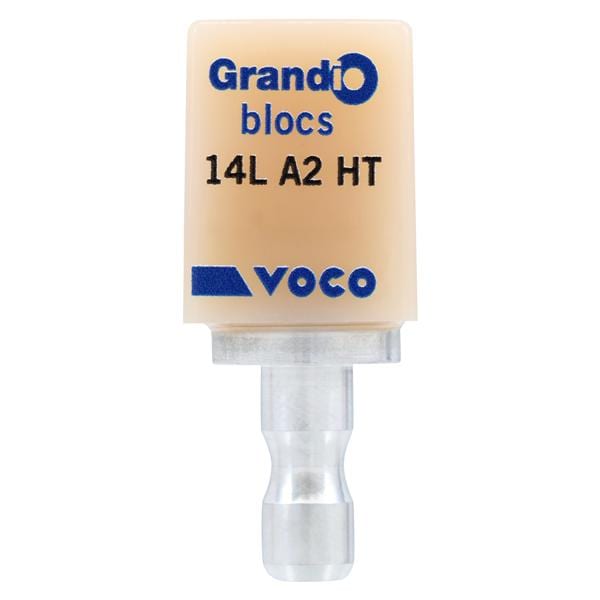 Grandio blocs HT Milling Blocks High Translucency 14L A2 For CEREC 5/Pk