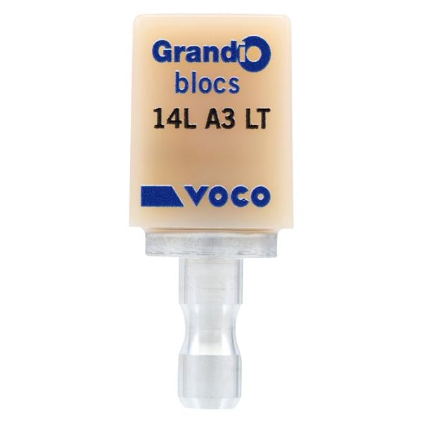 Grandio blocs LT Milling Blocks Low Translucency 14L A3 For CEREC 5/Pk