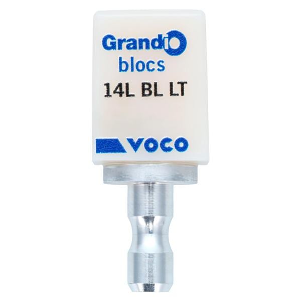 Grandio blocs LT Milling Blocks Low Translucency 14L BL For CEREC 5/Pk