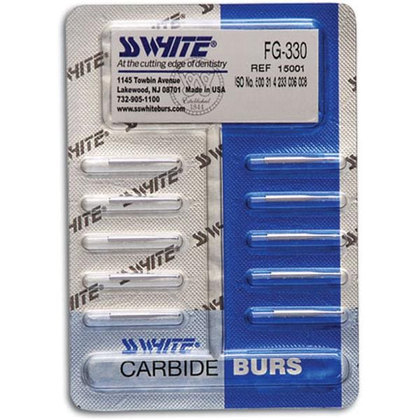 Carbide Bur Operative Friction Grip 1556 10/Pk