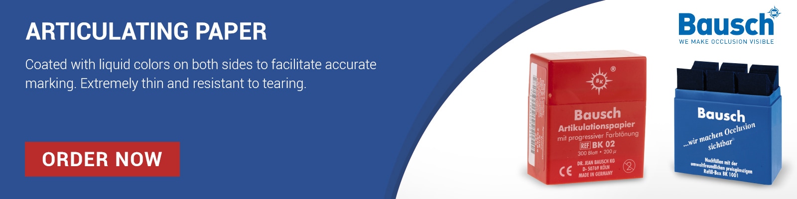 Bausch Dental Articulating Paper 