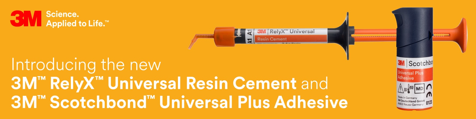 3M™ RelyX™ Universal Resin Cement & 3M™ Scotchbond™ Universal Plus Adhesive