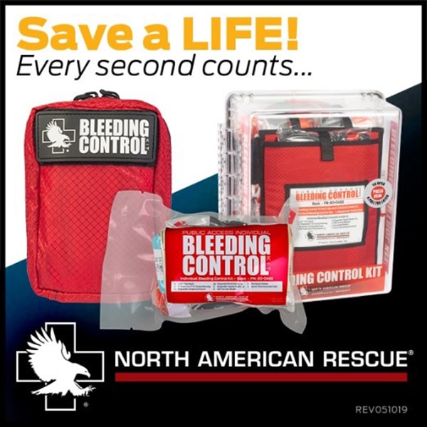 Kits de control de hemorragias | Estuches de detenci&oacute;n de hemorragias de North American Rescue