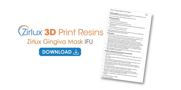 Zirlux Gingiva Mask IFU